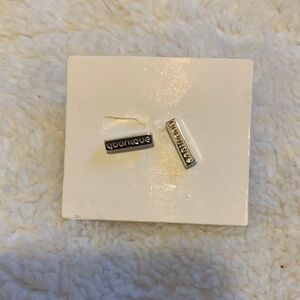 Younique Silver Bar Stud Earrings